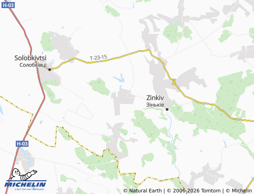 Carte MICHELIN Pokutyntsi - ViaMichelin