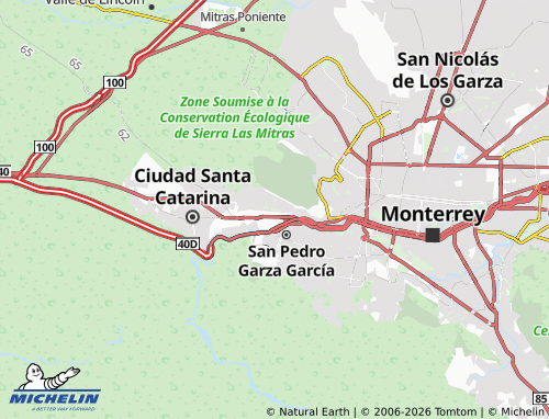 Mapa MICHELIN Revolución Cuarto Sector - ViaMichelin