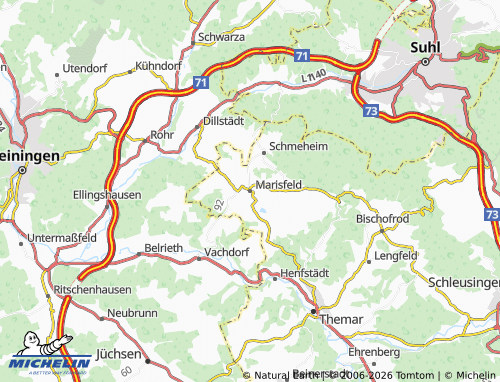 Mappa MICHELIN Marisfeld - ViaMichelin
