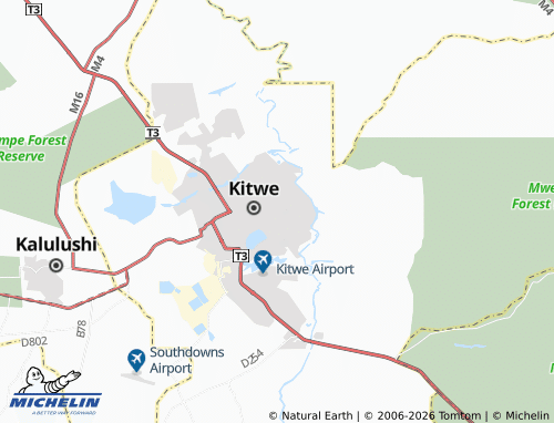 MICHELIN-Landkarte Riverside - ViaMichelin