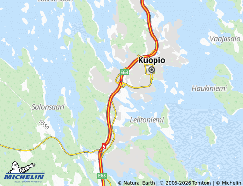 Kaart MICHELIN Särkiniemi - ViaMichelin