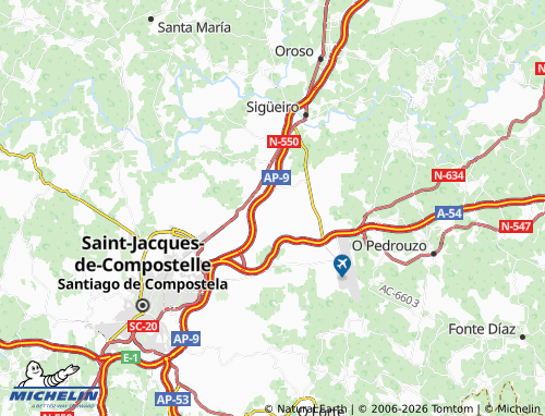 MICHELIN-Landkarte A Aldea de Abaixo - ViaMichelin
