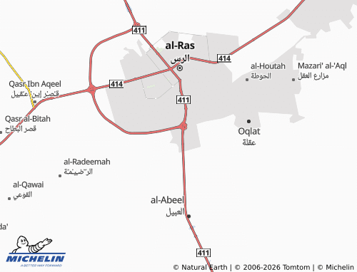 MICHELIN-Landkarte al-Naseem - ViaMichelin