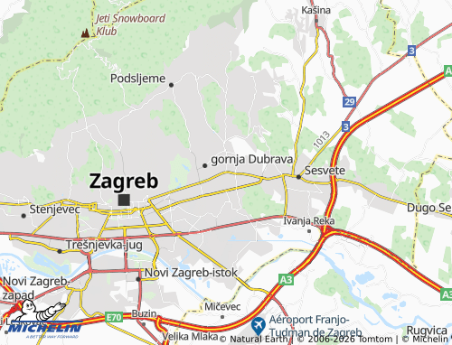 Mappa MICHELIN donja Dubrava - ViaMichelin