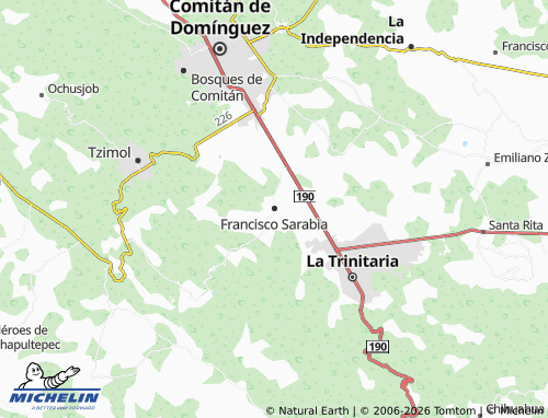 Mappa MICHELIN Francisco Sarabia - ViaMichelin