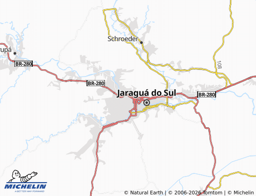 Mapa MICHELIN Nova Brasília - ViaMichelin