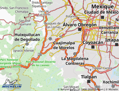 MICHELIN-Landkarte Santa Lucía Reacomodo - ViaMichelin