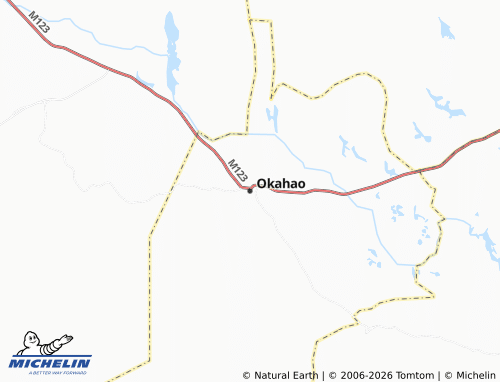 MICHELIN-Landkarte Okahao - ViaMichelin