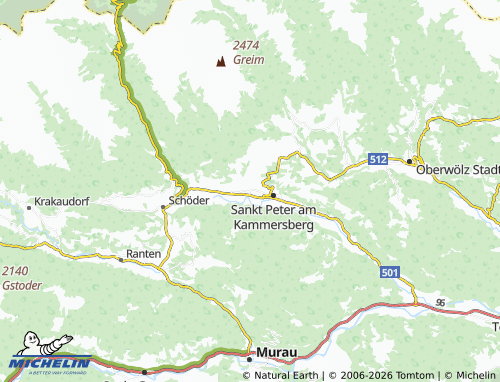 Mappa MICHELIN Mitterdorf - ViaMichelin