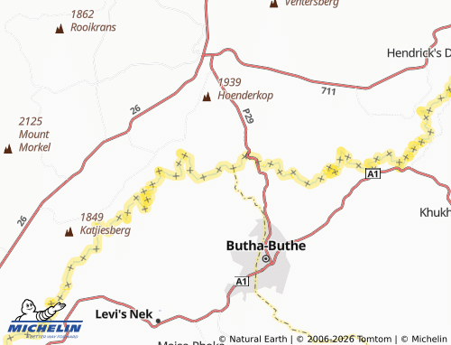 MICHELIN Linokong map - ViaMichelin