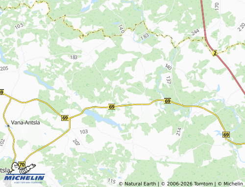 MICHELIN-Landkarte Horma - ViaMichelin