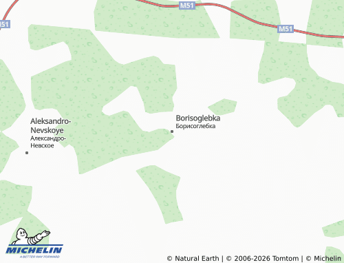 MICHELIN-Landkarte Borisoglebka - ViaMichelin
