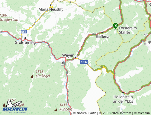 Mapa MICHELIN Weyer - ViaMichelin