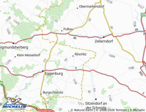 Mapa MICHELIN Röschitz - ViaMichelin