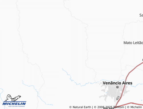 MICHELIN Centro Linha Brasil map - ViaMichelin