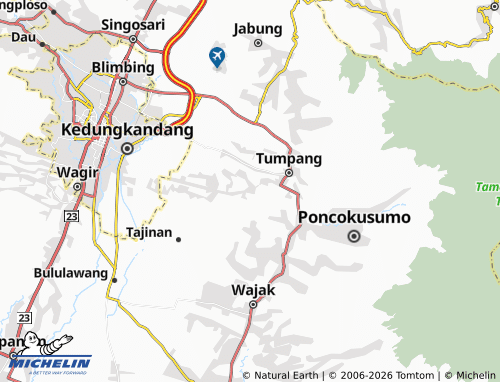 MICHELIN Pulungdowo map - ViaMichelin