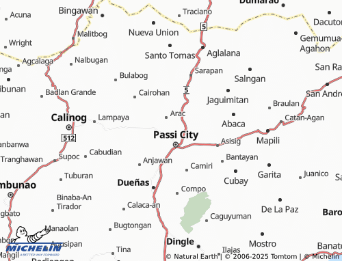 MICHELIN Poblacion Ilaya map - ViaMichelin