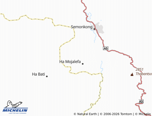 Carte MICHELIN Likoeneng - ViaMichelin