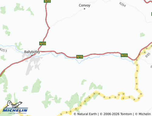 Mapa MICHELIN Killygordon - ViaMichelin