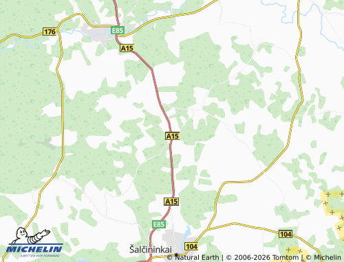 Mappa MICHELIN Šalčininkėliai - ViaMichelin