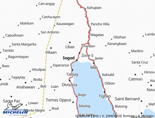 MICHELIN Zone 1 map - ViaMichelin