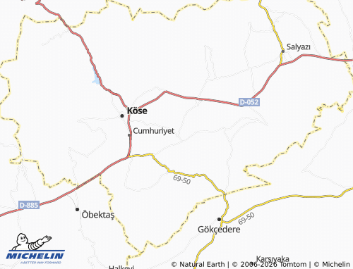 MICHELIN Özbeyli map - ViaMichelin