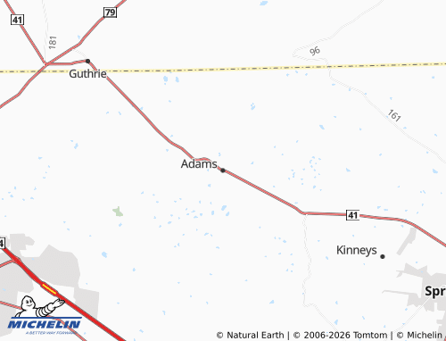 Mapa MICHELIN Adams - ViaMichelin