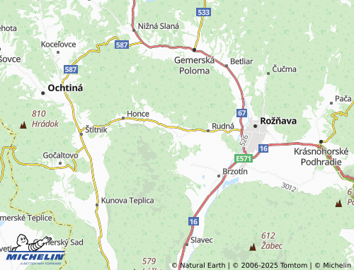 MICHELIN Rakovnica map - ViaMichelin
