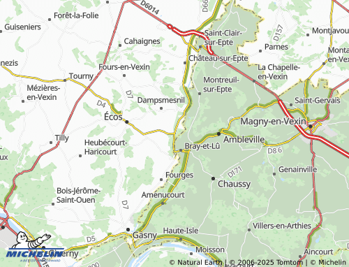 Kaart MICHELIN Saint-Rémy - ViaMichelin