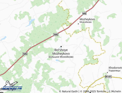 MICHELIN Bol'shoye Mozheykovo map - ViaMichelin