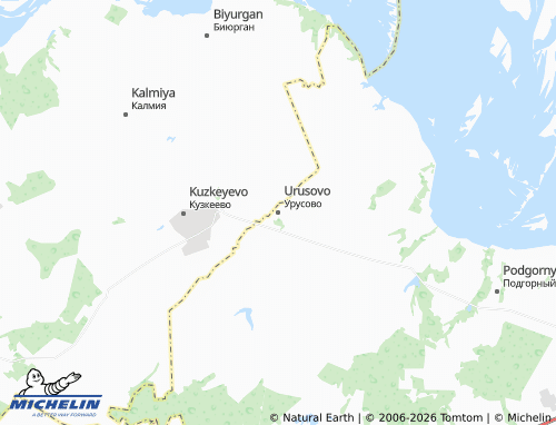 MICHELIN-Landkarte Urusovo - ViaMichelin