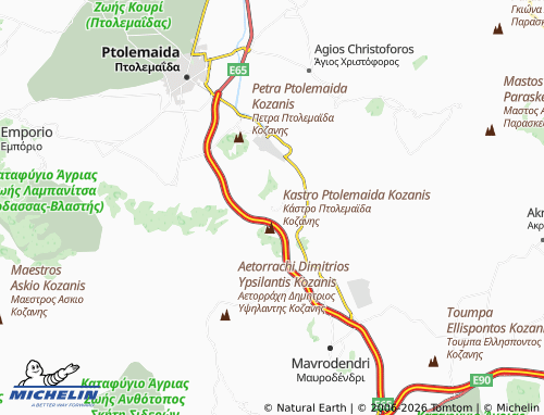 Carte MICHELIN Mavropigi - ViaMichelin