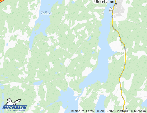 Carte MICHELIN Tvärred - ViaMichelin