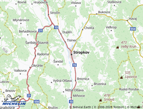 MICHELIN-Landkarte Stroppkau - ViaMichelin