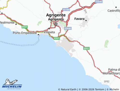 MICHELIN San Leone map - ViaMichelin