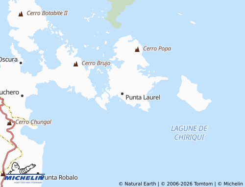 MICHELIN Punta Laurel map - ViaMichelin