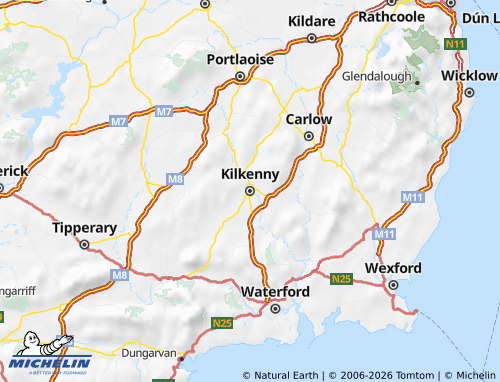 Kaart MICHELIN Kilkenny - ViaMichelin