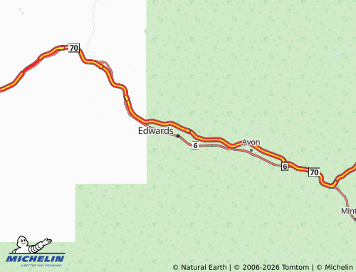 Mappa MICHELIN Edwards - ViaMichelin