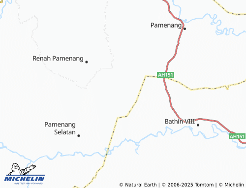 MICHELIN Lantak Seribu map - ViaMichelin