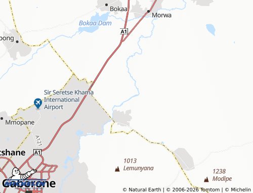 Mappa MICHELIN Matebeleng - ViaMichelin