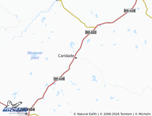 Mappa MICHELIN Caridade - ViaMichelin