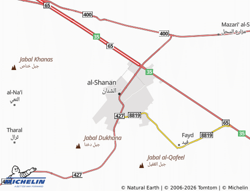 Carte MICHELIN al-Nahdah - ViaMichelin