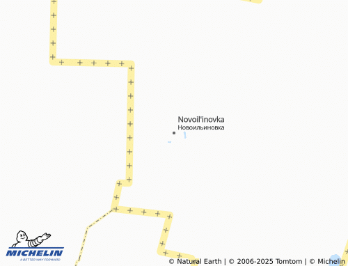 MICHELIN Novoil'inovka map - ViaMichelin