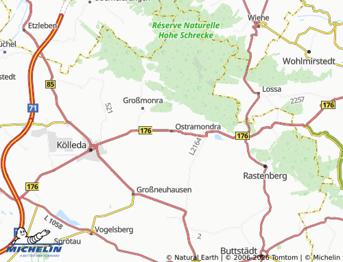 MICHELIN-Landkarte Ostramondra - ViaMichelin