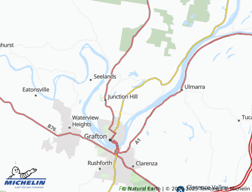 MICHELIN Alumy Creek map - ViaMichelin