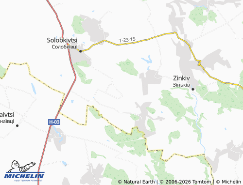 MICHELIN Andriivka map - ViaMichelin