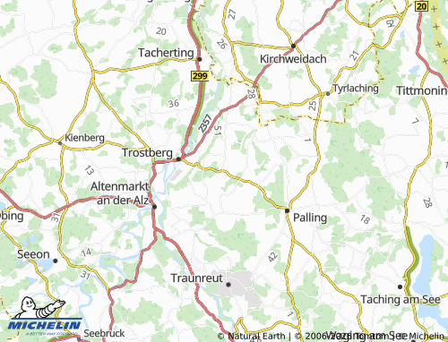 Mapa MICHELIN Engertsham - ViaMichelin