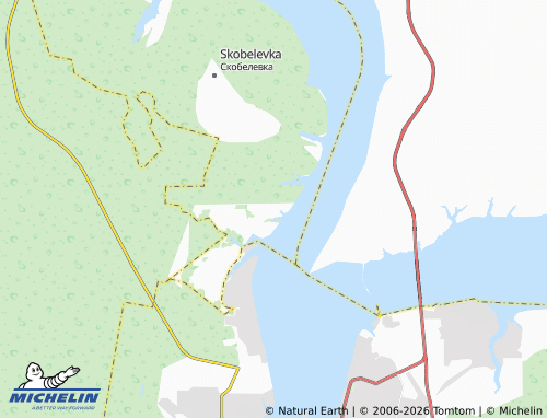 MICHELIN-Landkarte Tupitsa - ViaMichelin