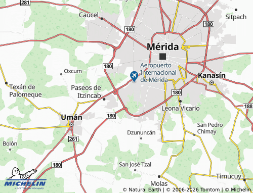 MICHELIN Roble Agrícola Alborada map - ViaMichelin