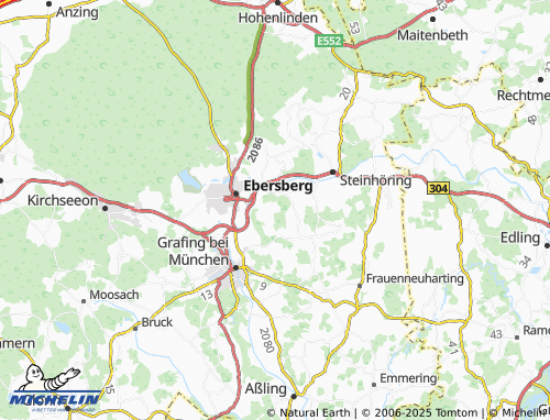 MICHELIN-Landkarte Unterlaufing - ViaMichelin